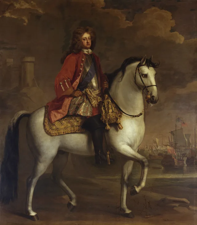 デンマークのジョージ王子（1653-1708）の騎馬像