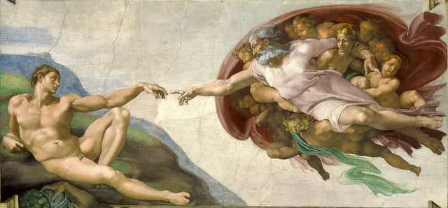 A Criação de Adão, Michelangelo