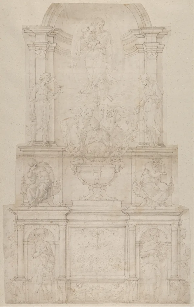 Design for the Tomb of Pope Julius II della Rovere