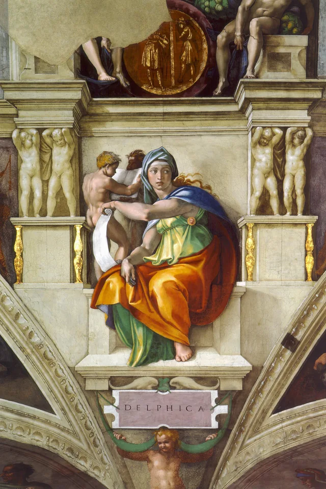 A Sibila de Delfos, Michelangelo