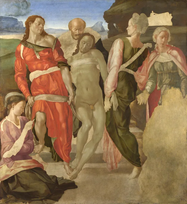 O Sepultamento, Michelangelo