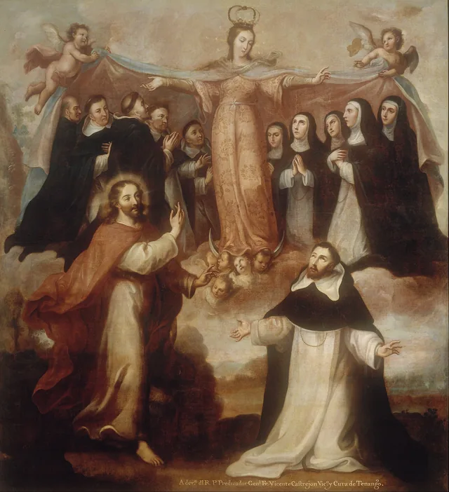 Allégorie de la Vierge protectrice des dominicains