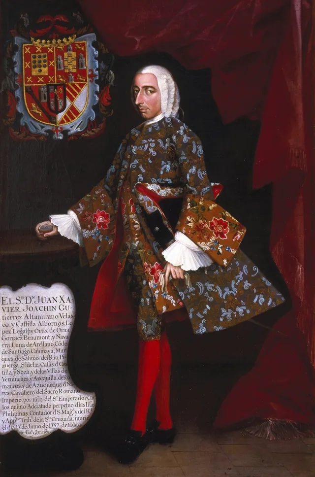 Dom Juan Xavier Joachín Gutiérrez Altamirano Velasco, conde de Santiago de Calimaya, Miguel Cabrera