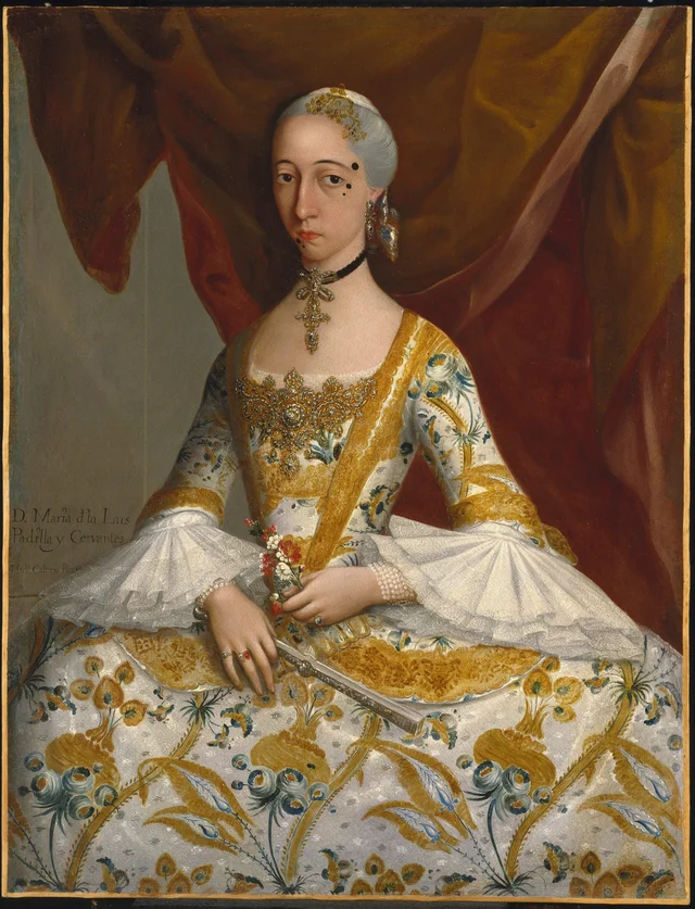 Dona María de la Luz Padilla y Gómez de Cervantes, Miguel Cabrera