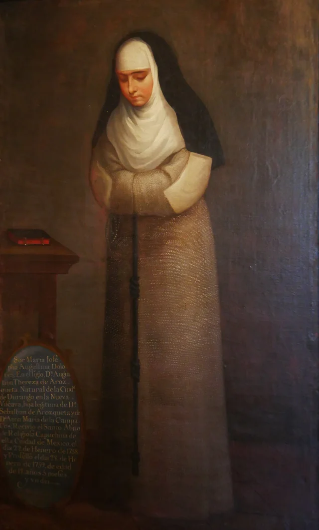 Sóror María Josefa Agustina Dolores, Miguel Cabrera
