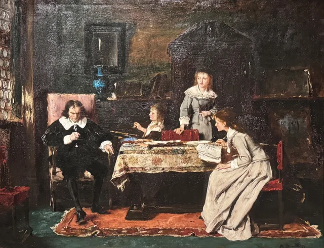 Milton Dictating “Paradise Lost” to his Daughters, ムンカーチ・ミハーイ