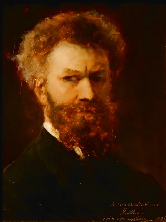 Autorretrato II, Mihály Munkácsy