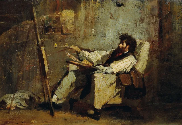 Self-Portrait, ムンカーチ・ミハーイ
