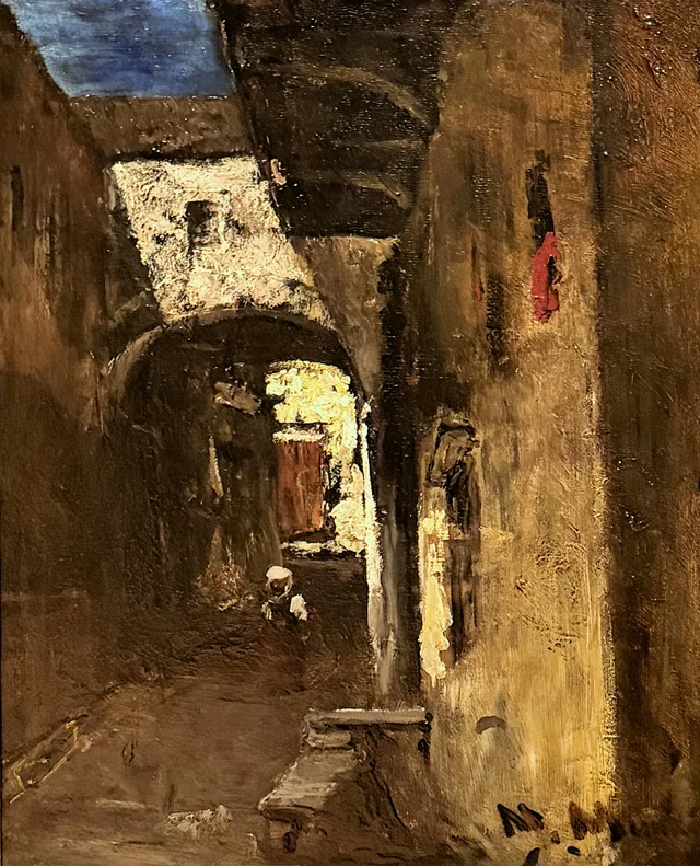Calle oscura, Mihály Munkácsy