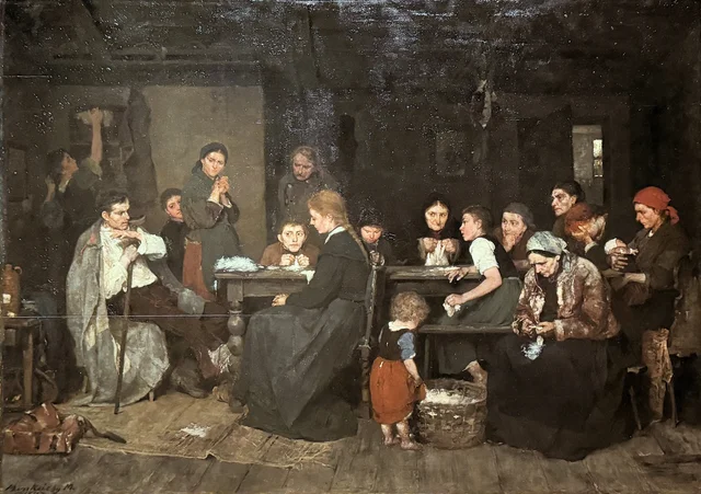 Women Making Lint