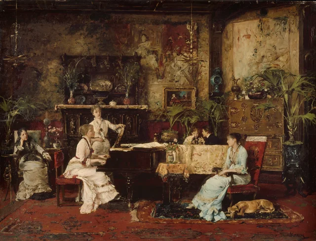 El salón de música