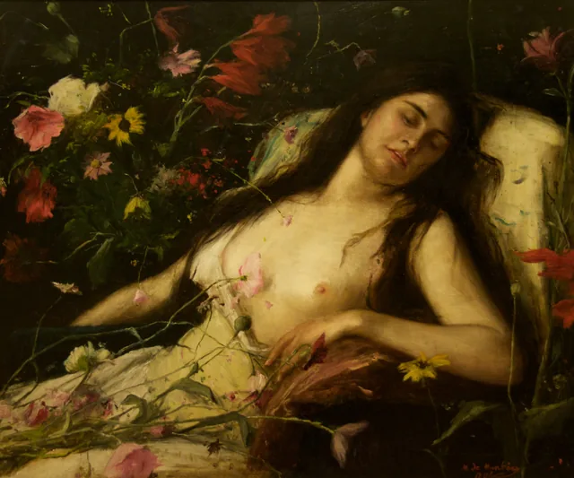 Vítima das flores, Mihály Munkácsy