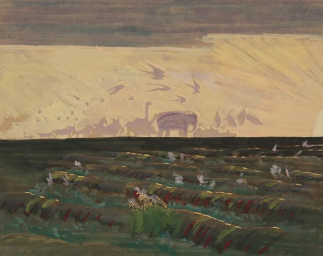 Adoration of the Sun, Mikalojus Konstantinas Čiurlionis