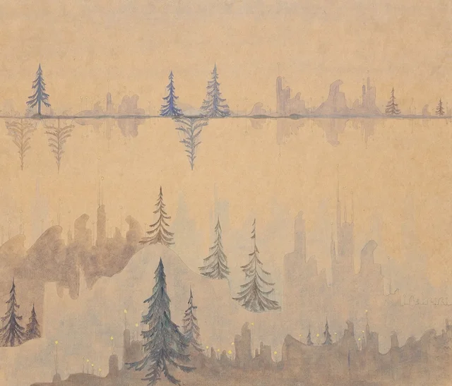 Fugue. From the diptych “Prelude. Fugue”, Mikalojus Konstantinas Čiurlionis