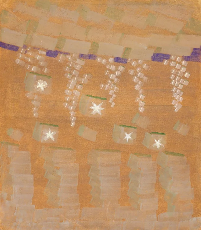 Winter. VIII from the cycle of 8 paintings