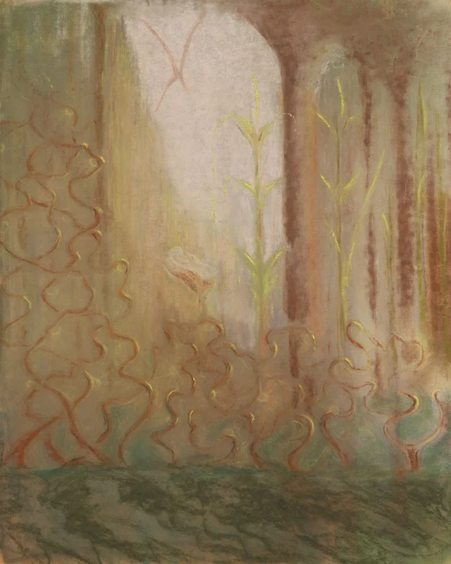 The World of Mars. From the cycle of 10 paintings “Fantasies”