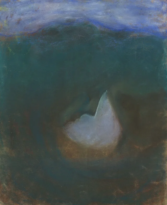 Faces. From the cycle of 10 paintings “Fantasies”