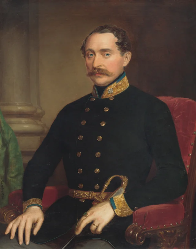 Retrato de um oficial, Miklós Barabás
