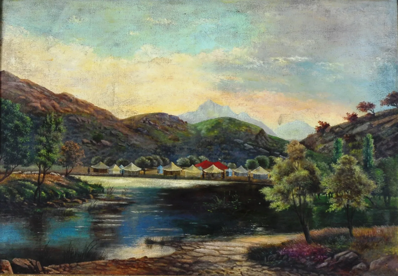 دورنمای شکارگاه پیشدست همایونی, Kamal-ol-Molk
