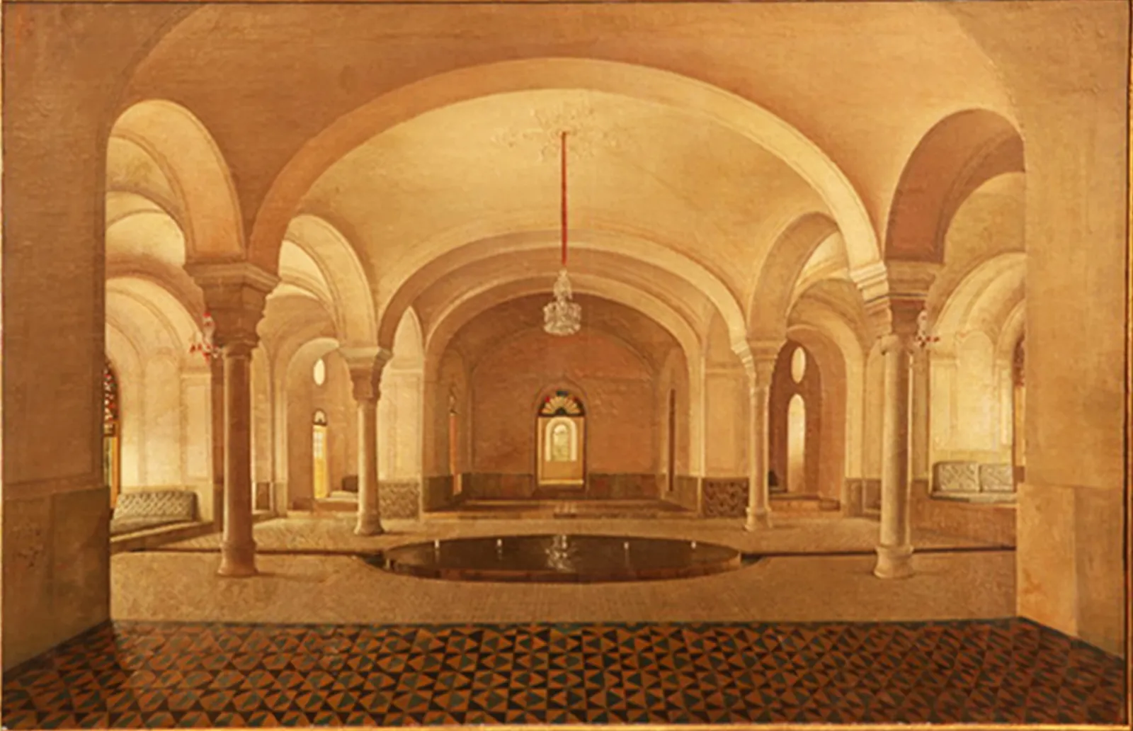 حوضخانهٔ کاخ صاحبقرانیه, Kamal-ol-Molk