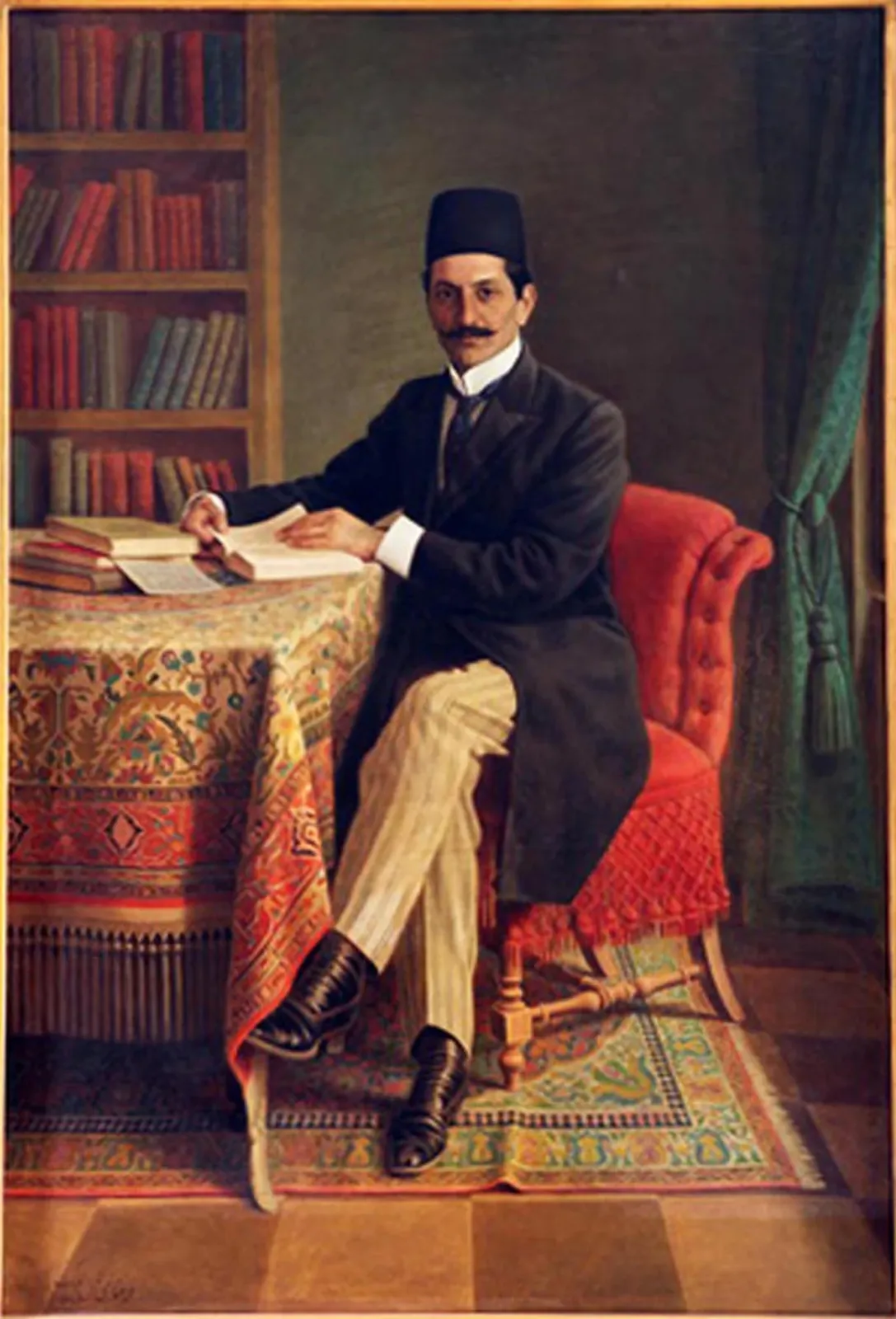 Portrait Of Hakim-ol-Molk, Kamal-ol-Molk