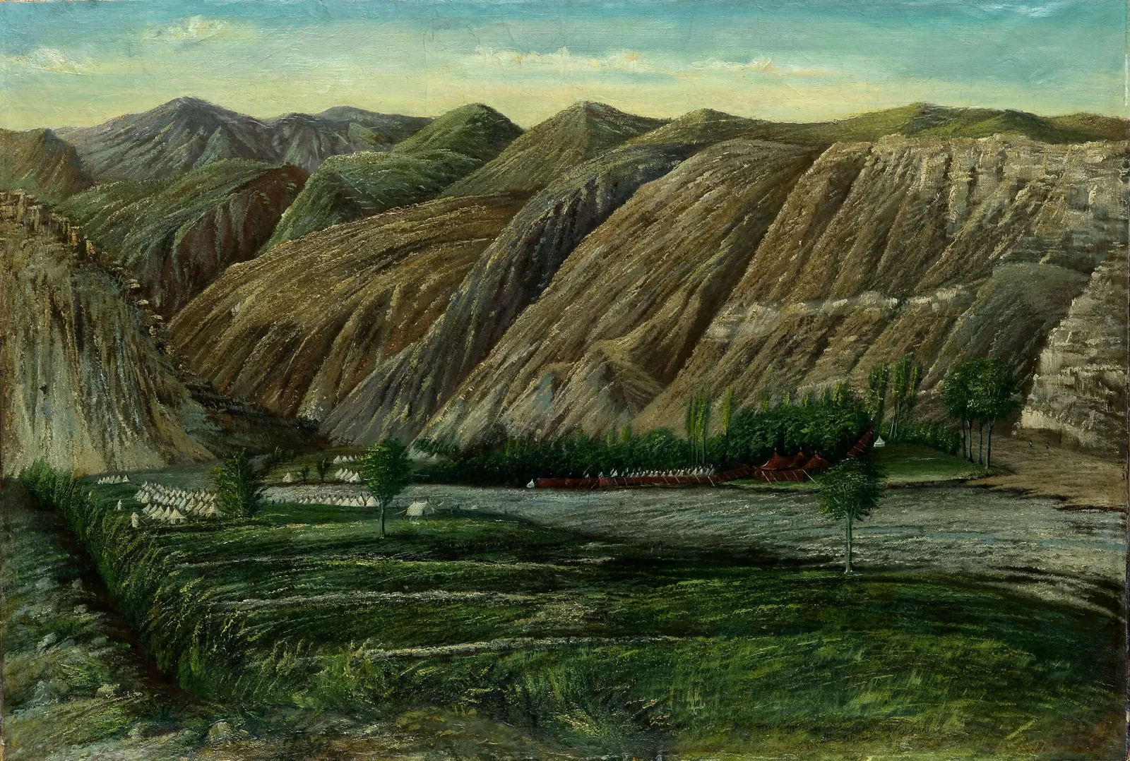 Le Camp au bord de la rivière, Kamal-ol-Molk
