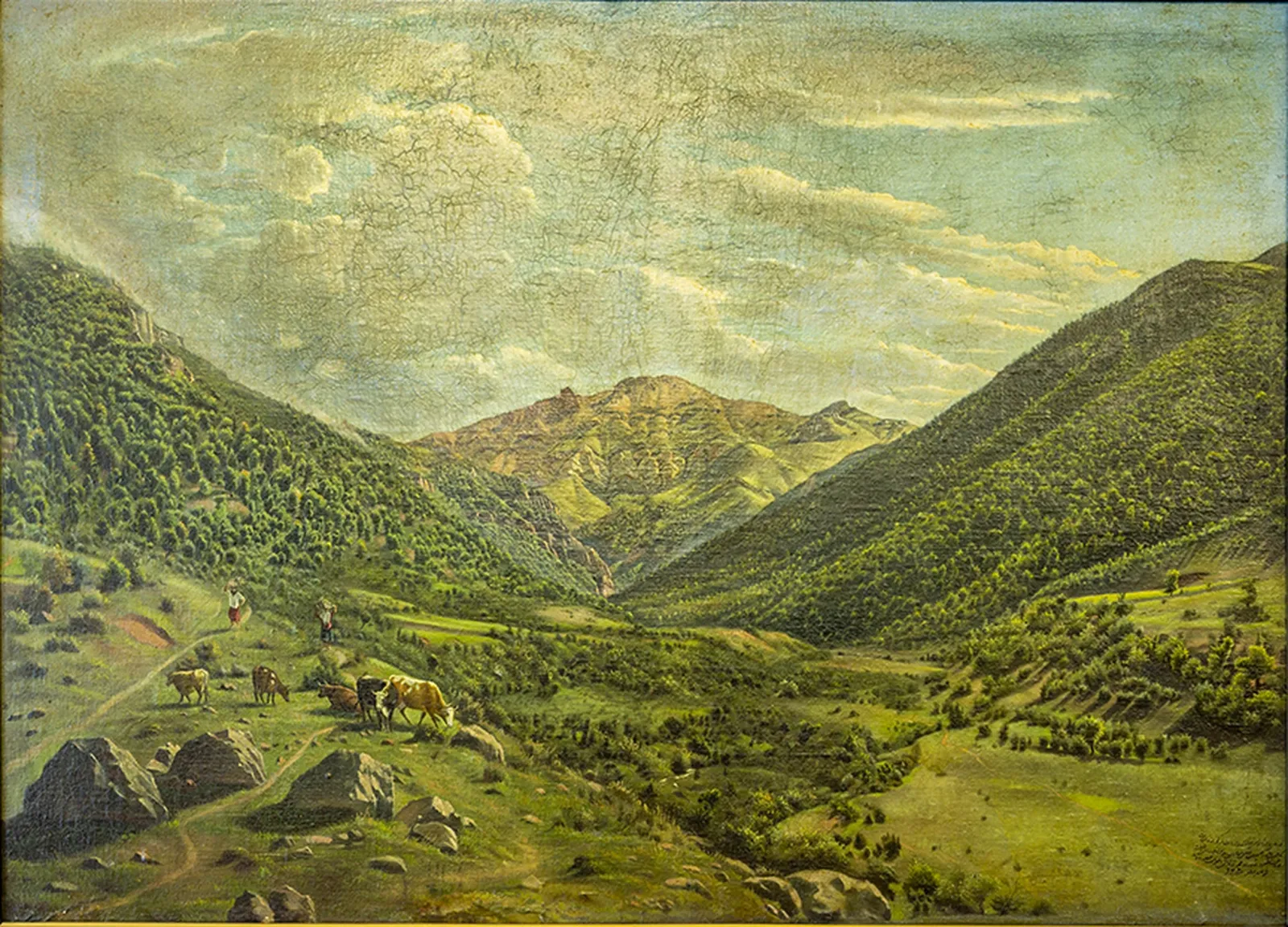 Zanus landscape, Kamal-ol-Molk