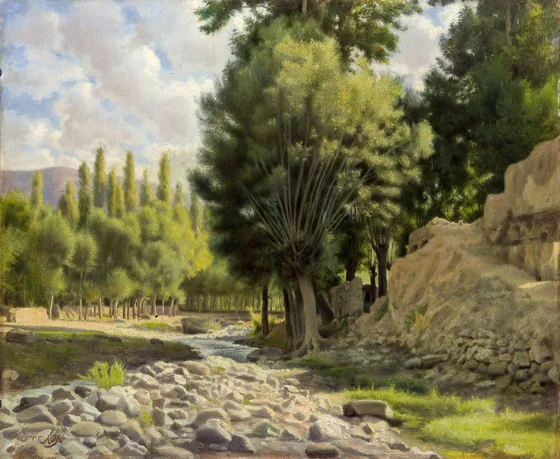 Le Village de Damavand — Kamal-ol-Molk