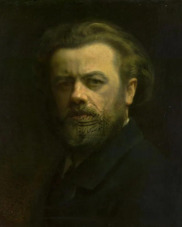 Henri Fantin-Latour's self-portrait, Kamal-ol-Molk