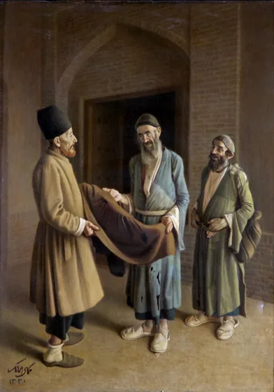 Le Marchand d'étoffes juif ambulant — Kamal-ol-Molk