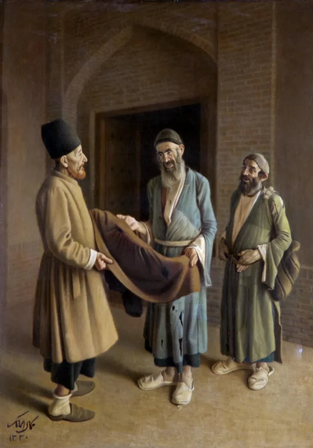 پارچه‌فروش دوره‌گرد کلیمی, Kamal-ol-Molk