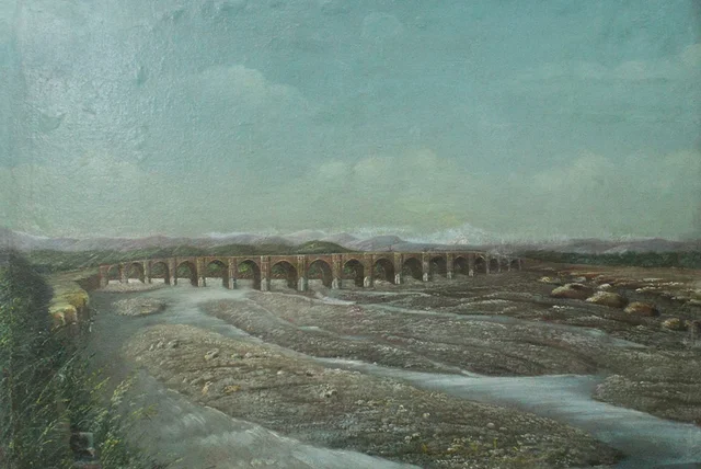El puente sobre el río Tajan