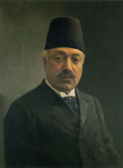 Portrait d'Abolqasem Naser ol-Molk — Kamal-ol-Molk