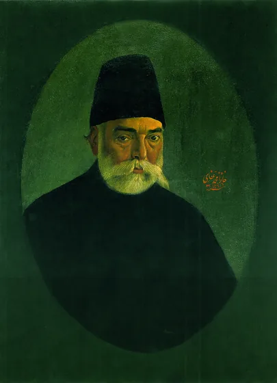 Portrait de Mirza Ali Asghar Khan Amin ol-Soltan — Kamal-ol-Molk