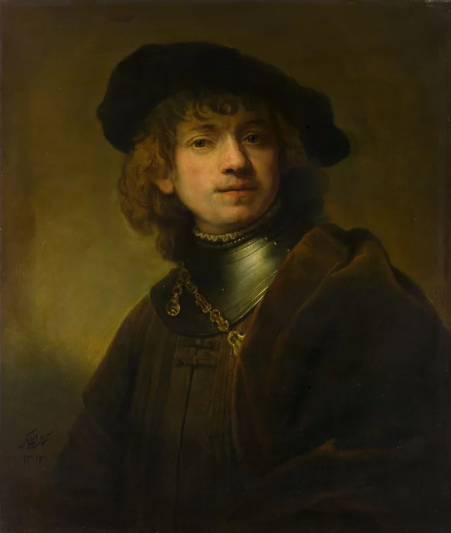 Retrato de Rembrandt, segundo Rembrandt, Kamal-ol-Molk