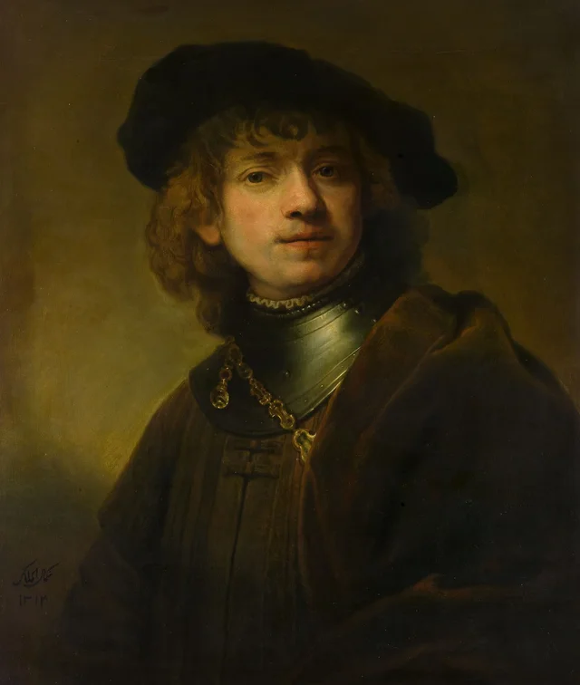 Retrato de Rembrandt, según Rembrandt, Kamal-ol-Molk