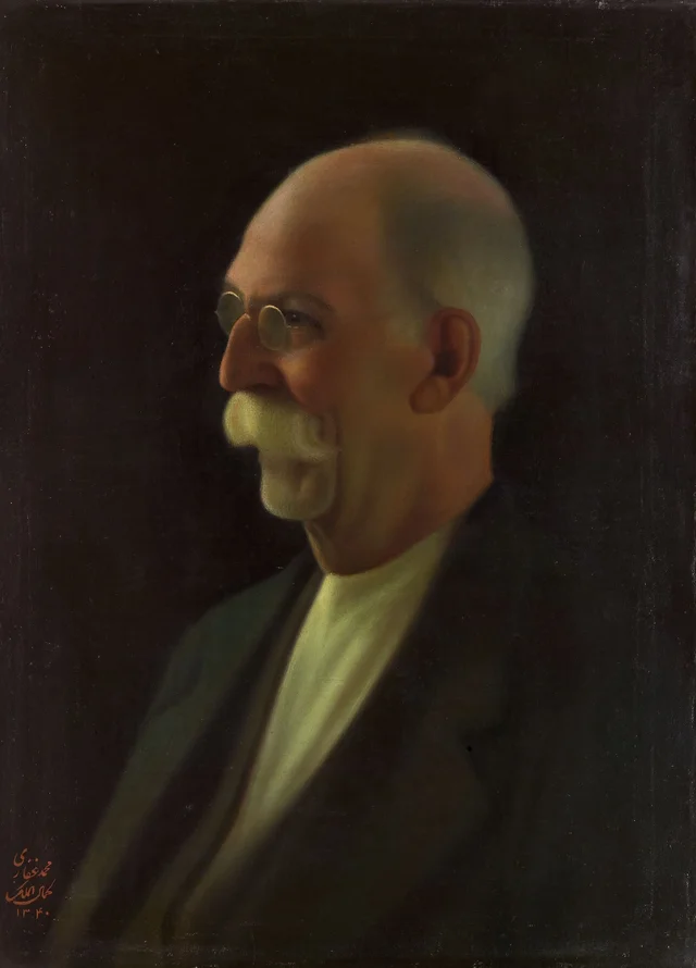 Portrait of the painter in his old age, Kamal-ol-Molk