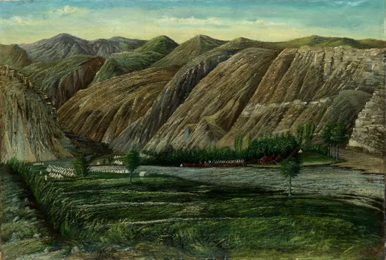Le Camp au bord de la rivière — Kamal-ol-Molk