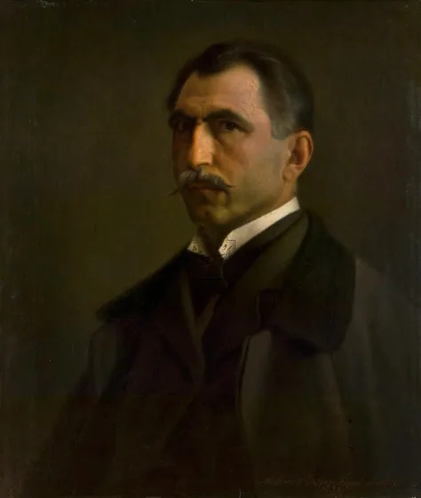 Autoportrait à l'âge mûr — Kamal-ol-Molk