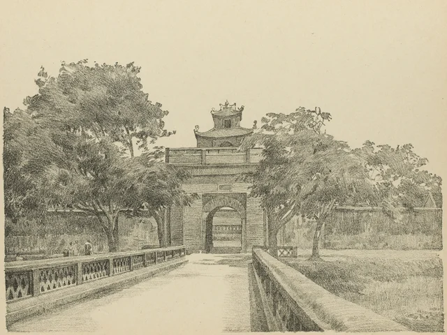 Bắc-Ninh, entrance to the citadel