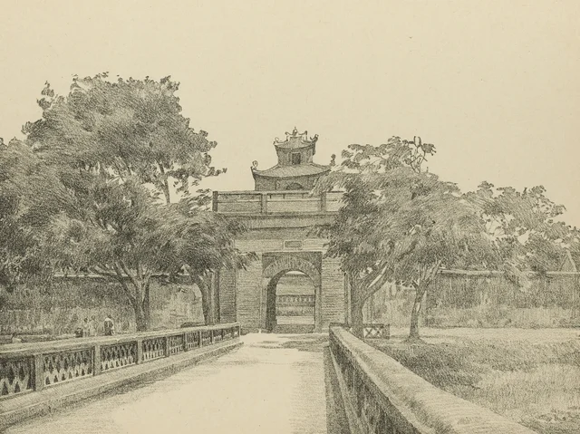 Bắc-Ninh, entrada de la ciudadela