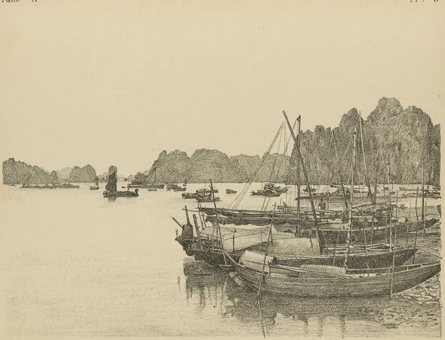 Baía de Ha-Long, Hồng-Hải, um canto do porto