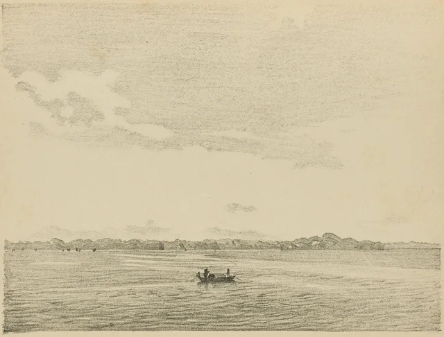 Baía de Ha-Long, rochedos no horizonte
