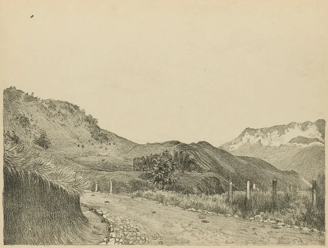 Chapa, another view of the Mường-Hoa road