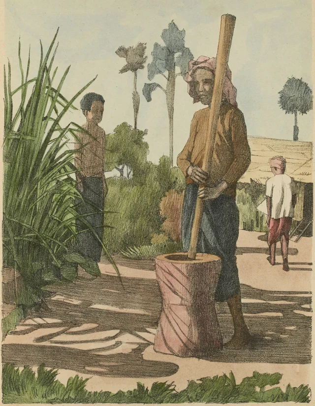 Décorticage, Monographie dessinée de l'Indochine