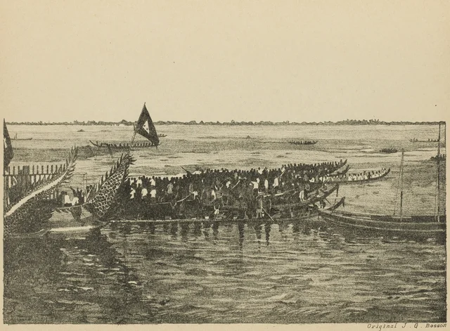 Water Festival, boarding the racing pirogues