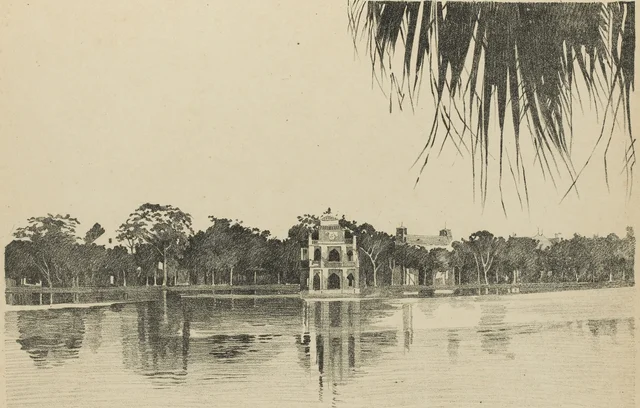 Hanói, pequeno pagode do Pequeno Lago, Monographie dessinée de l'Indochine