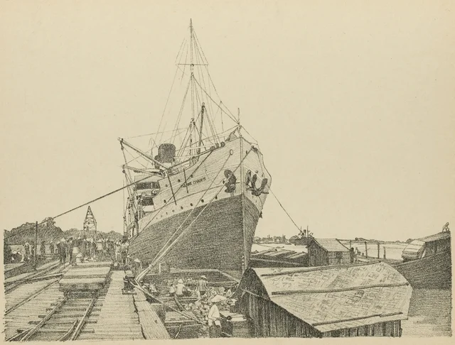 The “Claude Chappe” at the landing stage of Hai-phòng