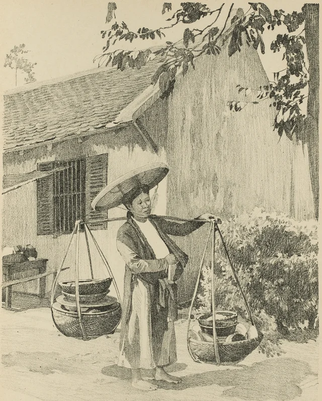 Marchande ambulante de vermicelle « Búng »