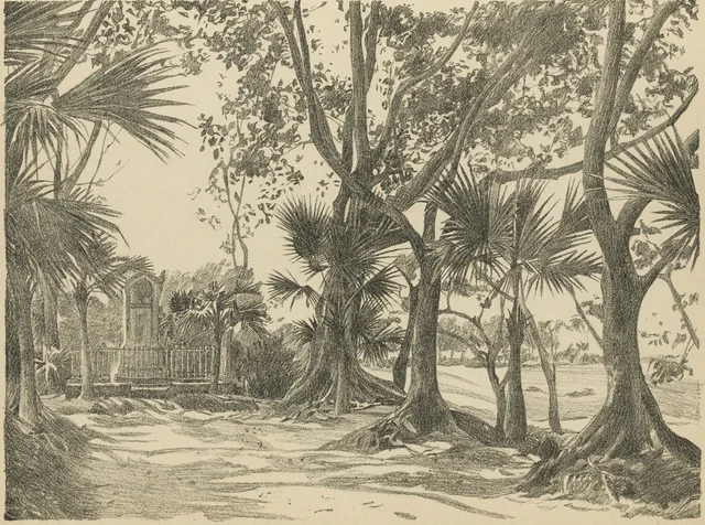 Monument à la mémoire de Francis Garnier, village de Giang-Vủ